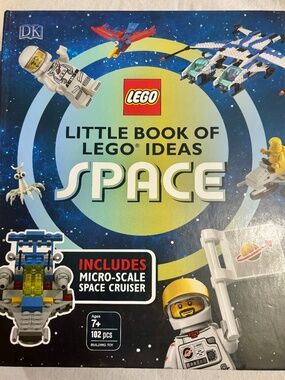 SPACE (Little Book of LEGO Ideas" with Space Cruiser Build UNOPENED